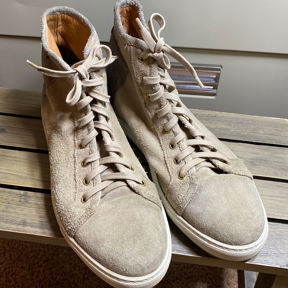 Marc Jacobs Men’sHi-top Leather Suede Sneaker Size 9